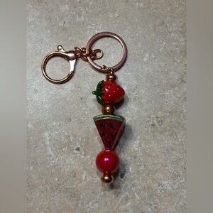 Strawberry & Watermelon keychain